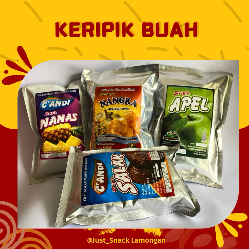 

Camilan Kripik Buah Premium