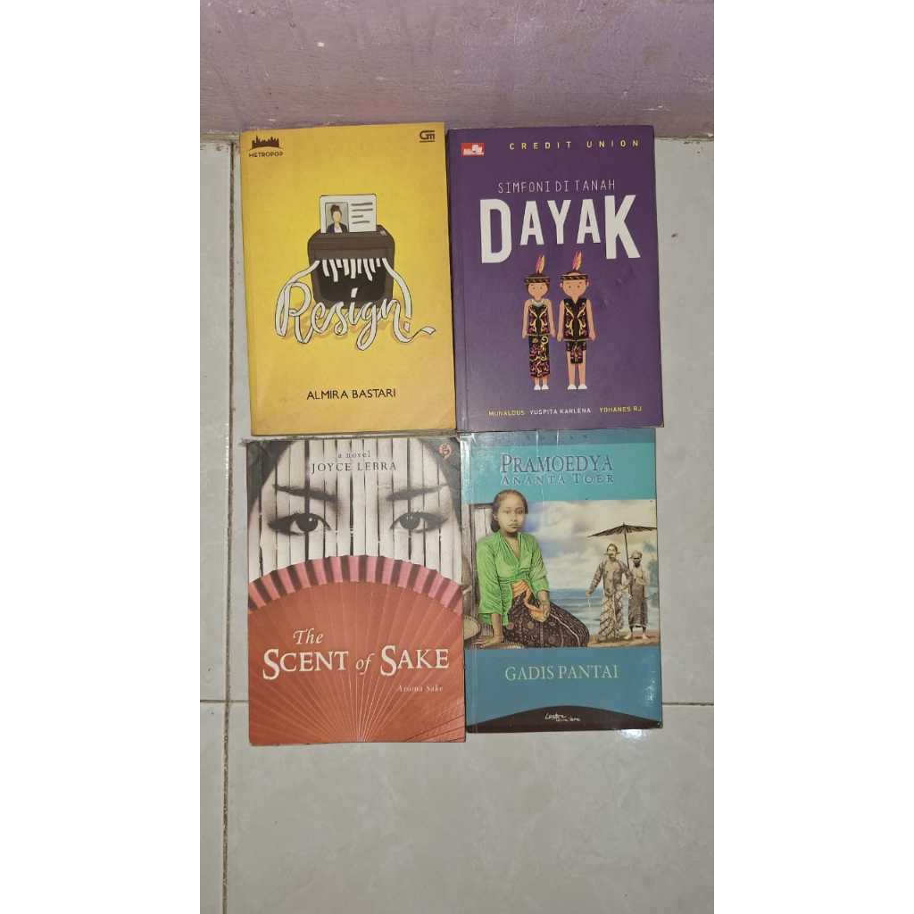 

Novel Preloved Resign, Simfoni di Tanah Dayak, The Scent of Sake