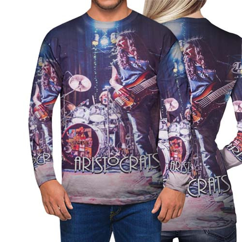 [[PO 3 HARI]] Kaos The Aristocrats Rock Band Tshirt Tangan Panjang Fullprint Unisex Casual Bahan Pol