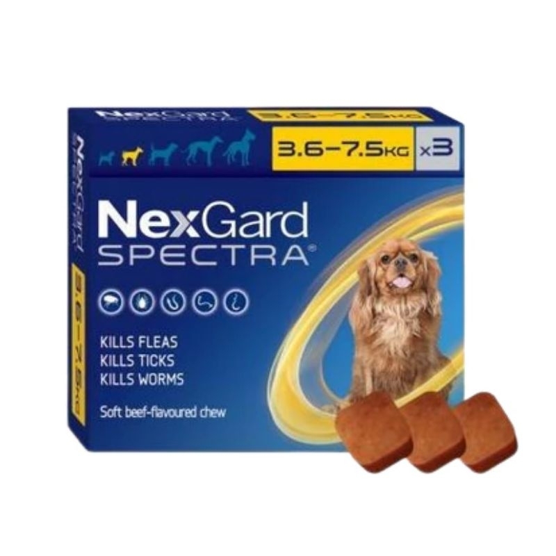 Nexgard Spectra / Obat Kutu Anjing / Obat Kutu Nexgard / Nexgard Dog / Obat Cacing / Obat Cacing Nex