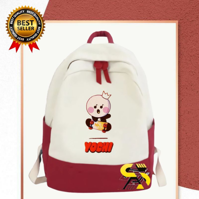 TAS RANSEL BACKPACK ANAK TRUZ YOCHI FREE NAMA