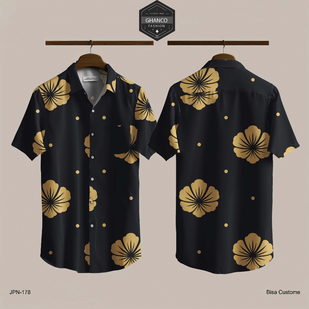 Hem Kemeja Hawaii Bali | Baju Pantai