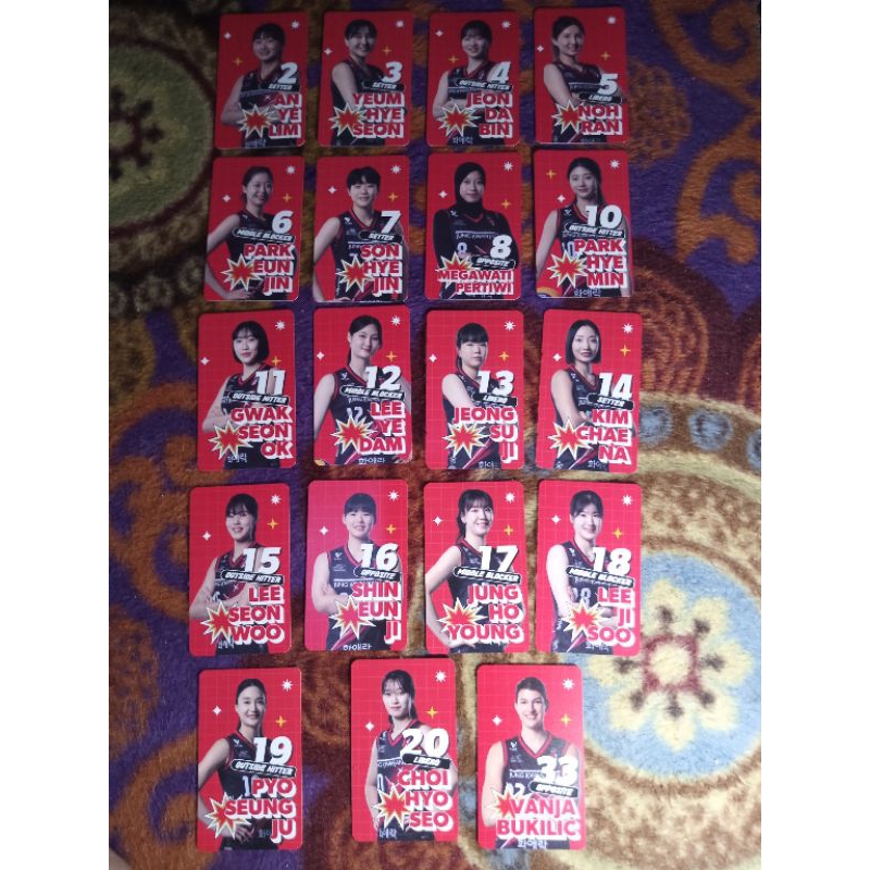 Red Sparks Photocard Official