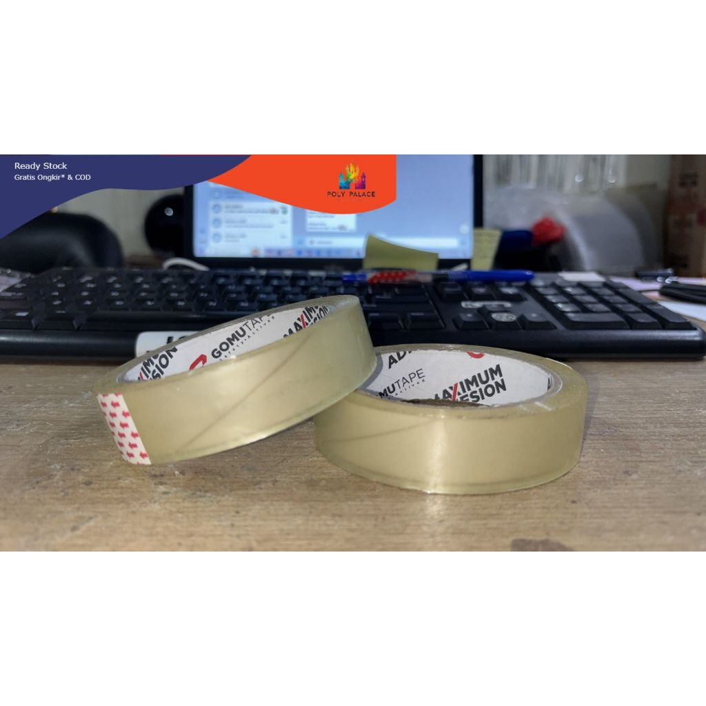 

PP - Lakban Clear Bening 24mm x 90 Yard