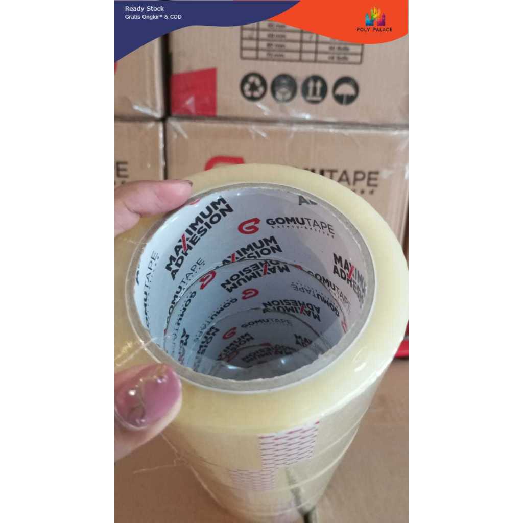 

PP - Lakban Clear Bening 45mm x 72 yard