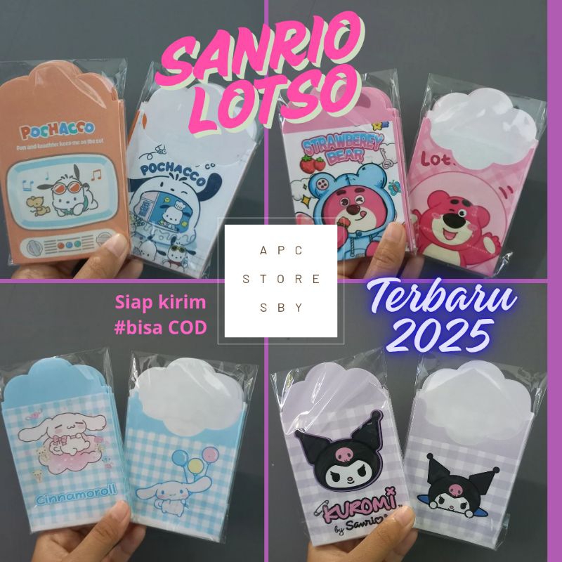 

(APC) Amplop Lebaran 2025 Unik Lucu Aesthetic Terlaris| Sanrio Lotso| uk. Medium 10 lembar | siap kirim bisa COD