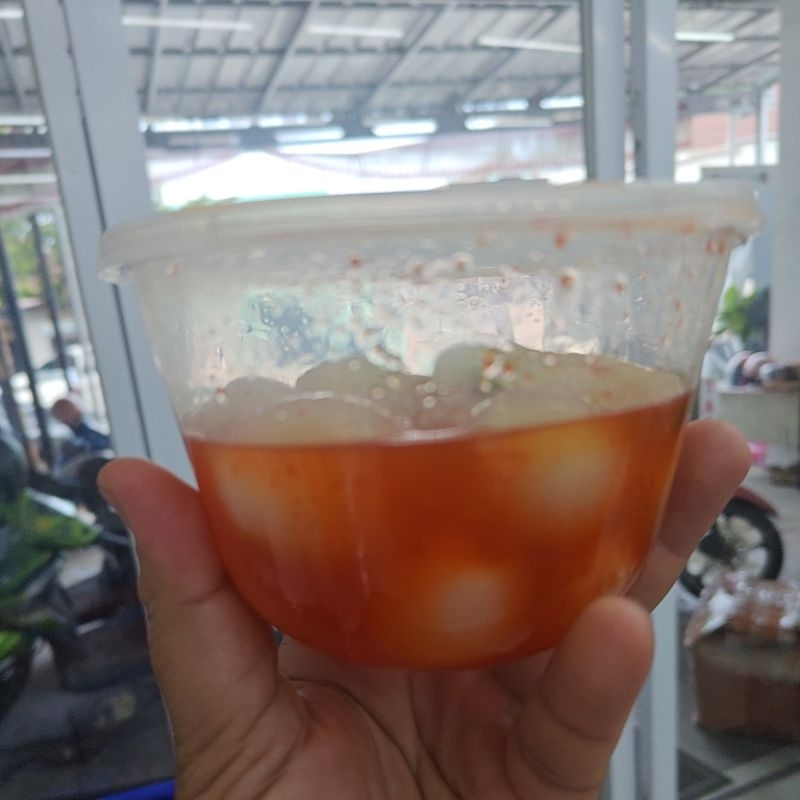 

asinan buah rambutan cup enak banget