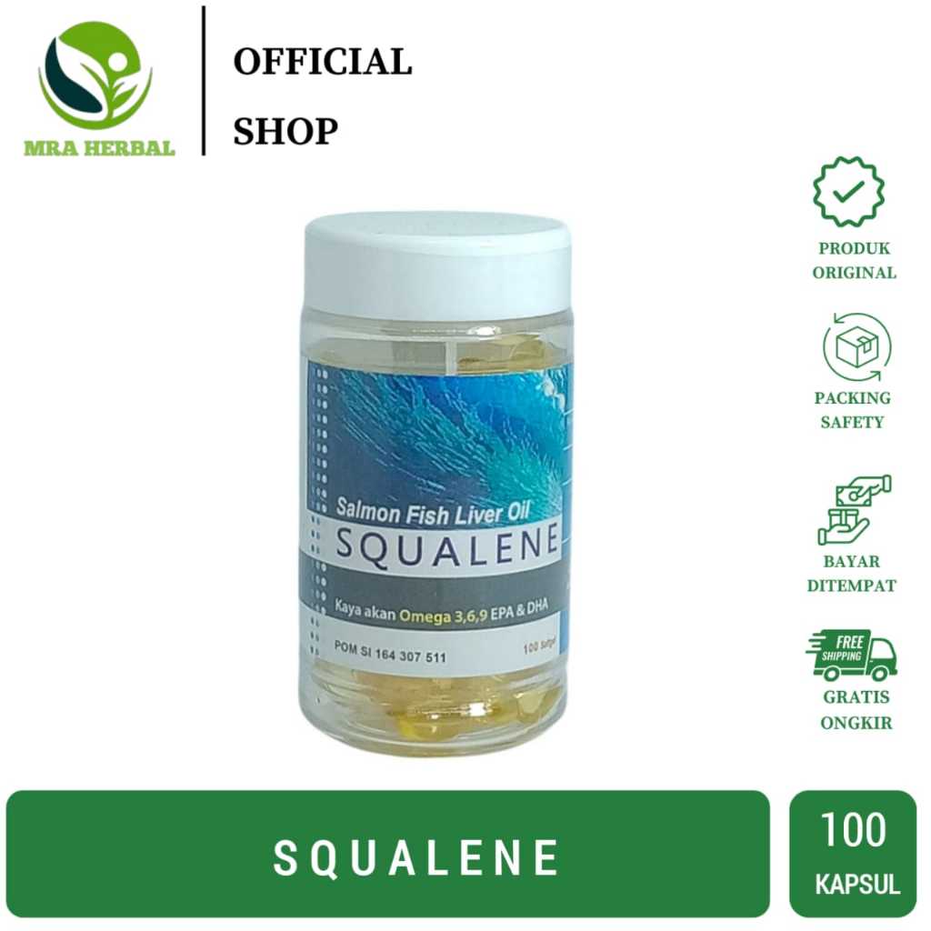 SQUALENE Fish Lever Oil Squalene AL ( Salmon )- Omega 3 6 9 | Squalen