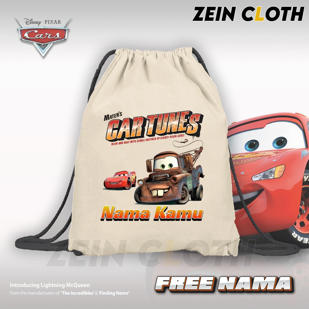 Tas Serut Mcqueen Anak / Tas Serut Anak Lightning Mcqueen