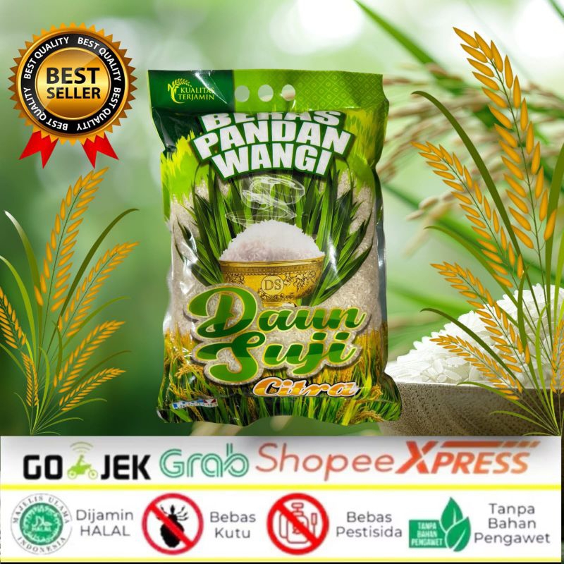 

Beras Pandan Wangi Cap Daun Suji 5 Kg