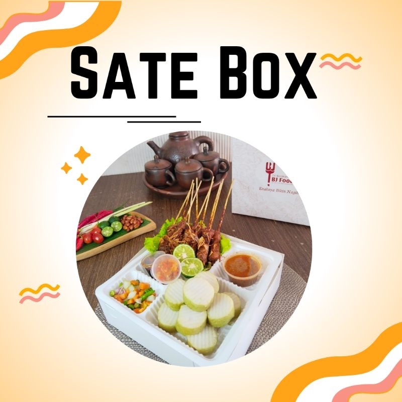 

Sate Ayam / Sate Box / Sate Ayam box / sate kotak / Sate enak / Bj food