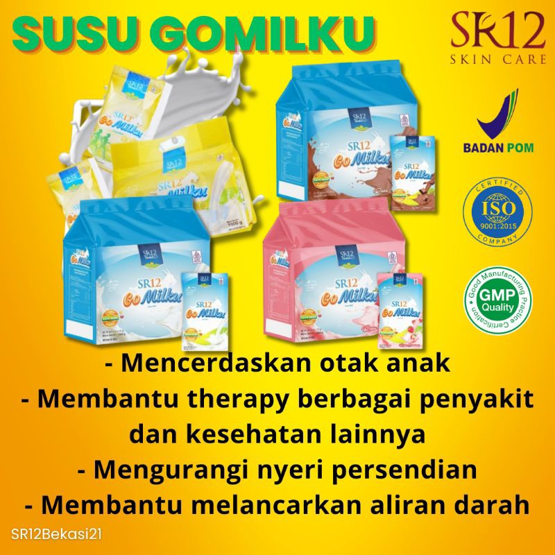 

Susu Go Milku SR12 Gomilku Gold Sachet untuk Menambah Berar Badan