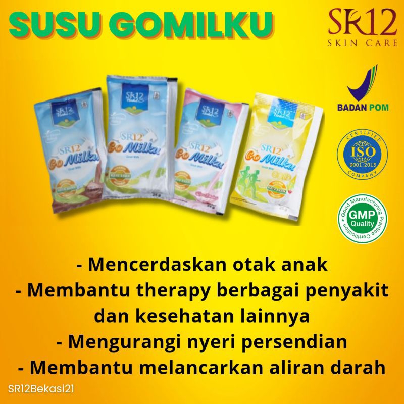 

Susu SR12 Gold Go Milku Sachet Promo Penambah Berat Badan Anak Lansia