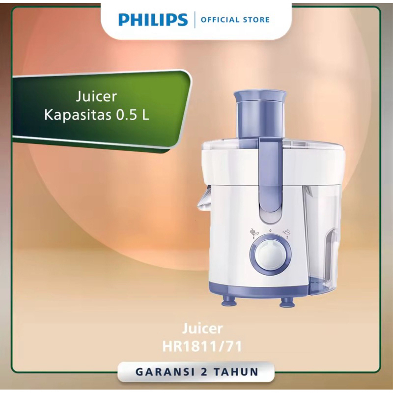 Juicer Pengekstrak Sari Buah Philips HR1811