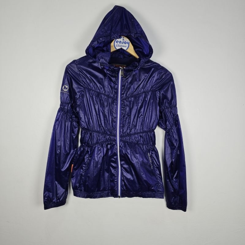 sports jacket olahraga parasut wanita cewek MERRELL serut fashion second preloved