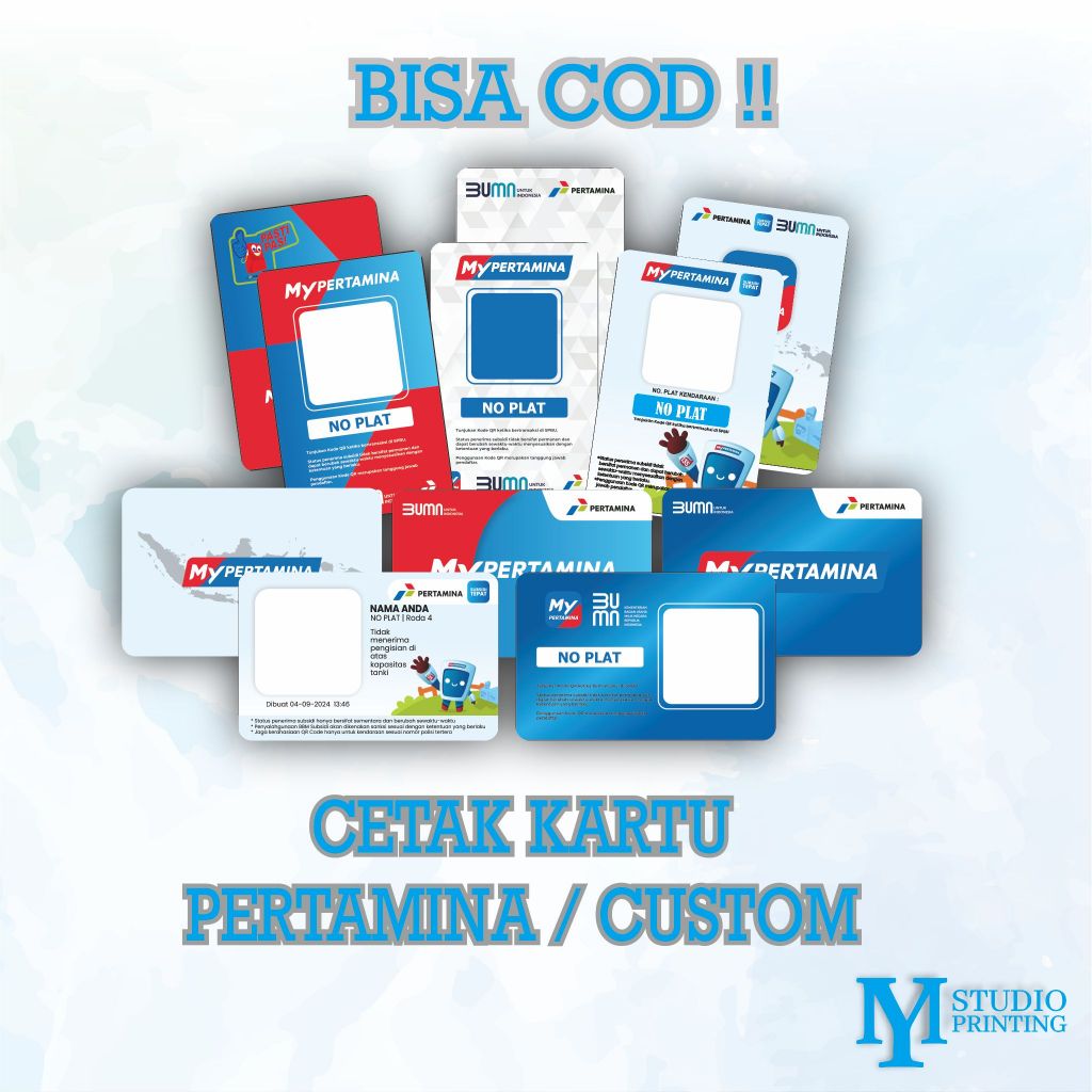 

(HANYA CETAK) CETAK K4RTU MYPERT BAHAN PVC BISA CUSTOM FOTO