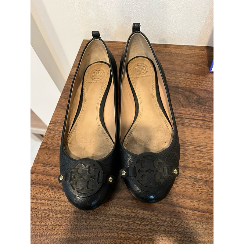 PRELOVED flat TORY BURCH / bekas bagus sepatu branded / tory burch ori US / TB flat murah size 37,5