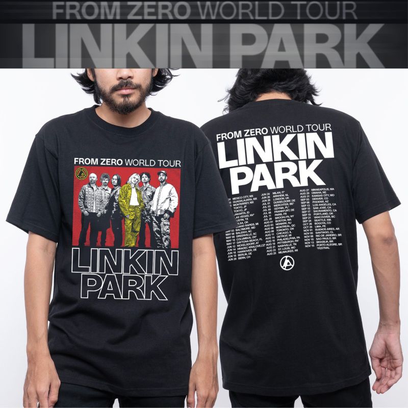 Linkin Park - From Zero World Tour - Linkin Park Indonesia - Kaos Konser Linkin Park - Kaos Band