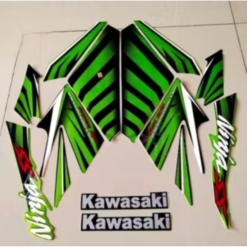 STRIPING STIKER NINJA SS 2014 HIJAU NINJA ZEBRA 2014 HIJAU
