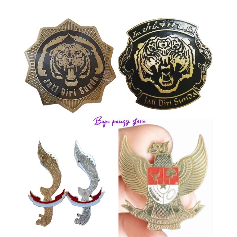 pin garuda,kujang, jatidiri sunda