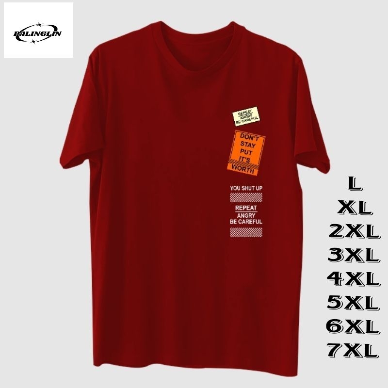 KAOS JUMBO PRIA WANITA- Kaos Jumbo Big Size Premium Katun Combed 30s