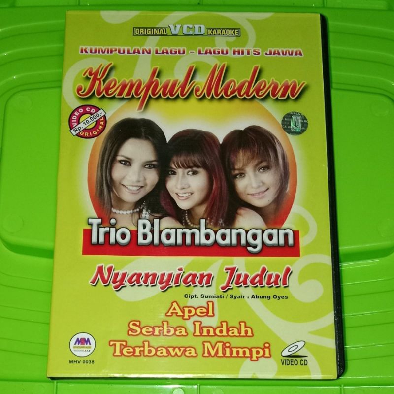 VCD KUMPULAN LAGU-LAGU HITS JAWA Kempul Modern Trio Blambangan Nyanyian Judul Apel Serba Indah Terba