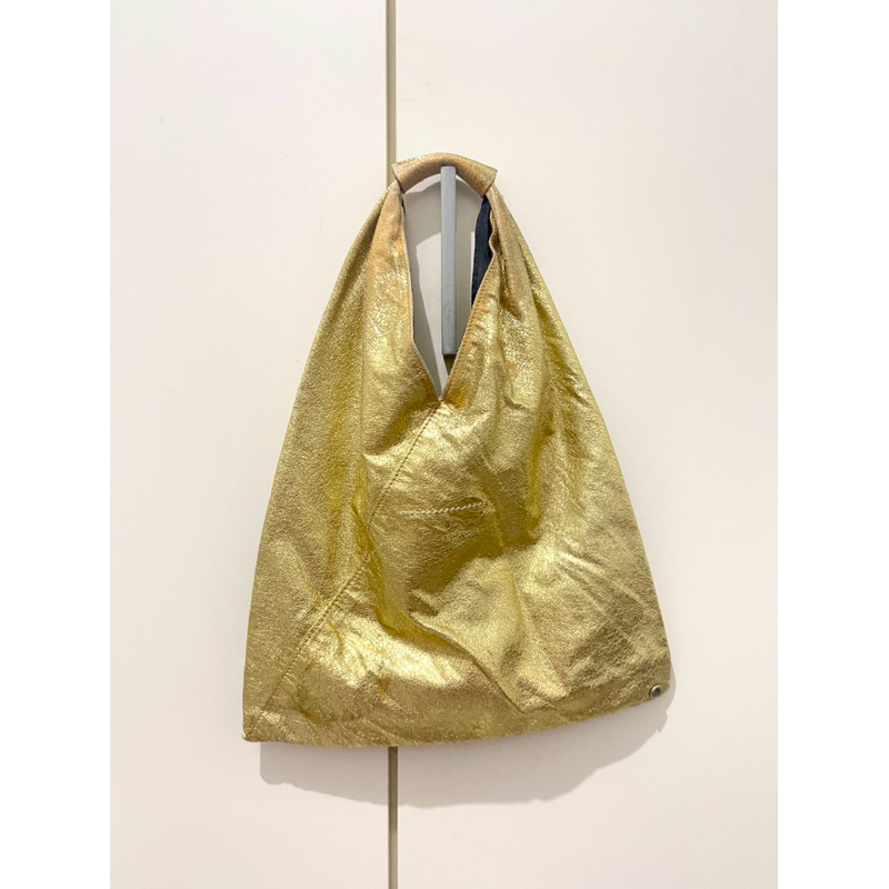 MM6 Maison Margiela Japanese Bag in Gold