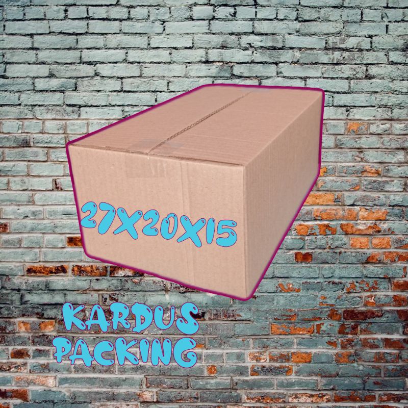 

kardus packing UK 27x20x15 kardus besar kardus kecil
