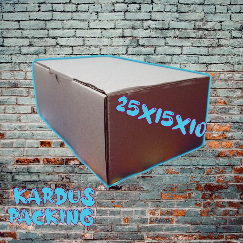 

kardus packing DIE CUT UK 25x15x10 kardus besar
