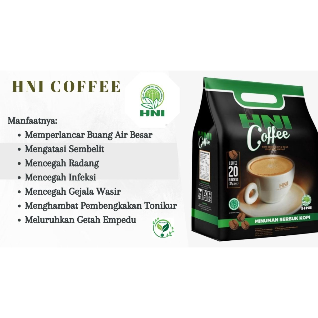 

HNI Coffee, Coffee herbal pilihan, HNI Coffee Herbal, coffee sehat