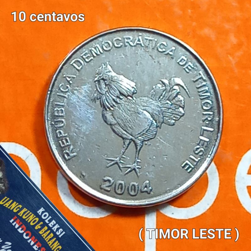 UKA010Coin 10 Centavos (TIMOR LESTE) Thn Random Detail Sesuai Foto