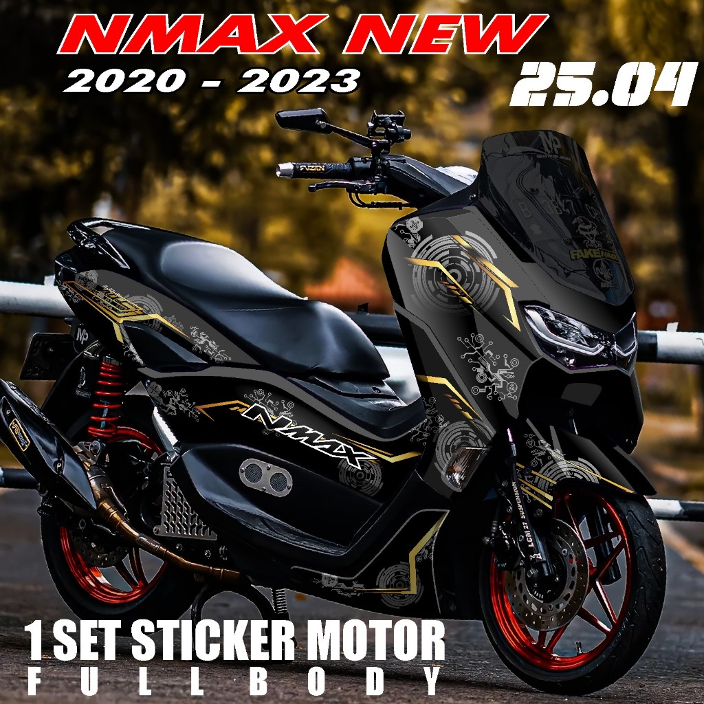 Decal DEKAL STICKER Nmax ALL NEW NMAX FULL BODY BODI TERBARU TERMURAH TER KEREN WARNA VIRAL POLOS SI