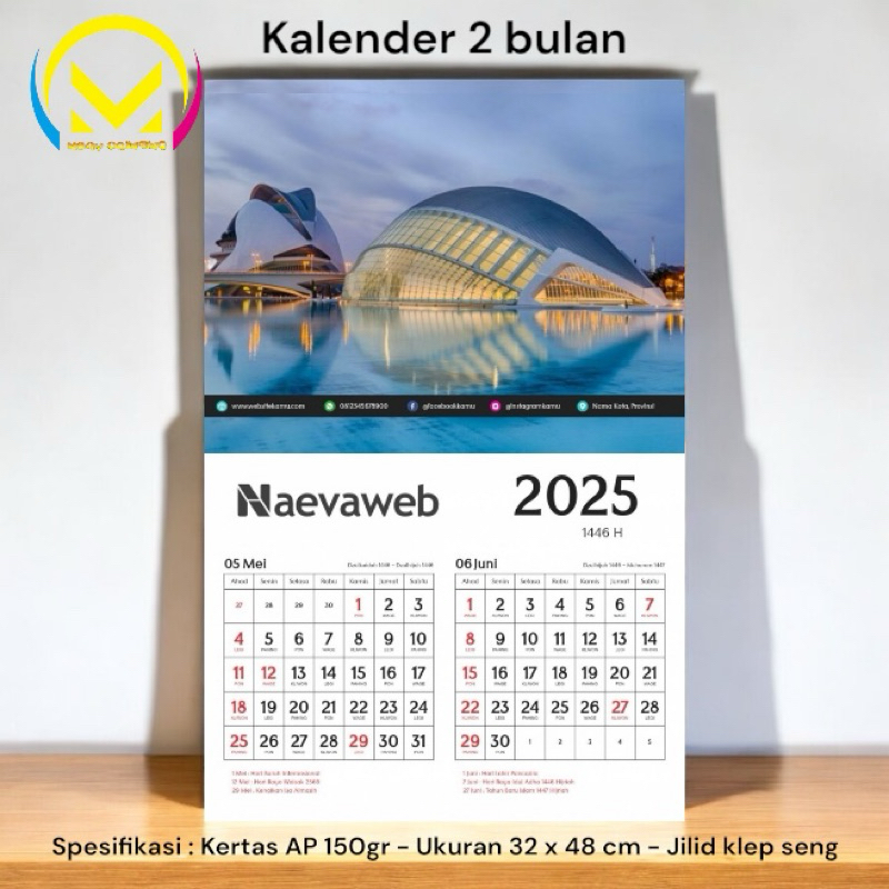 

KALENDER DINDING CUSTOM FOTO PERUSAHAAN | SOUVERNIR 6LBR 2025