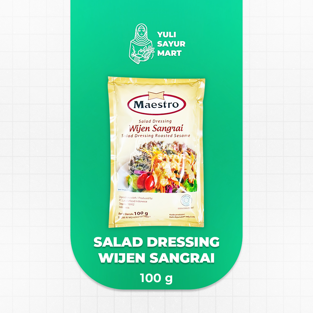 

Maestro Salad Dressing Wijen Sangrai 100g - Yuli Sayur Mart