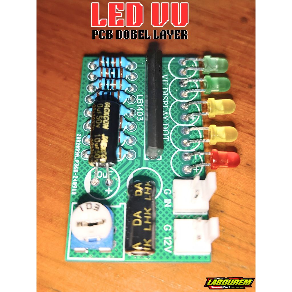 KIT LED VU DOT / BAR DOBEL LAYER UNTUK AUDIO