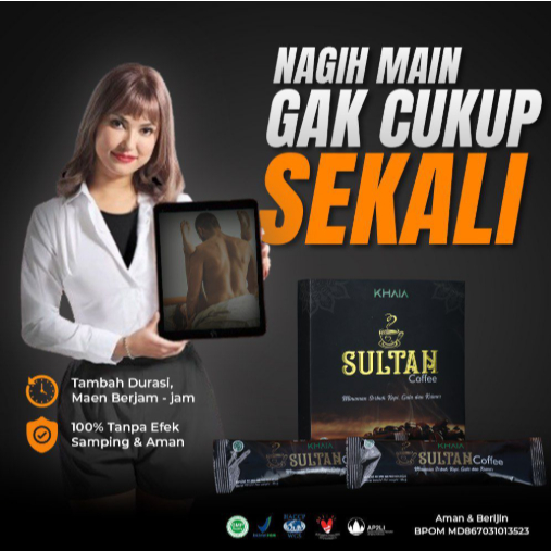 

Kopi Sultan Stamina Pria Herbal Tahan Lama Perkasa - Khaia Sultan Coffee - KHAIA Coffee Sultan satu box Kopi Hitam Bubuk Minuman Herbal Untuk Menjaga Kesehatan By Khaia Official