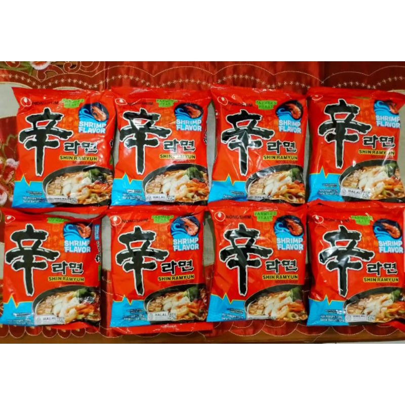 

Shin Ramyun Halal Shrimp Flavor NONGSHIM SHIN RAMNYUN SHRIMP FLAVOR RAMEN INSTAN KOREA KOREAN NOODLE