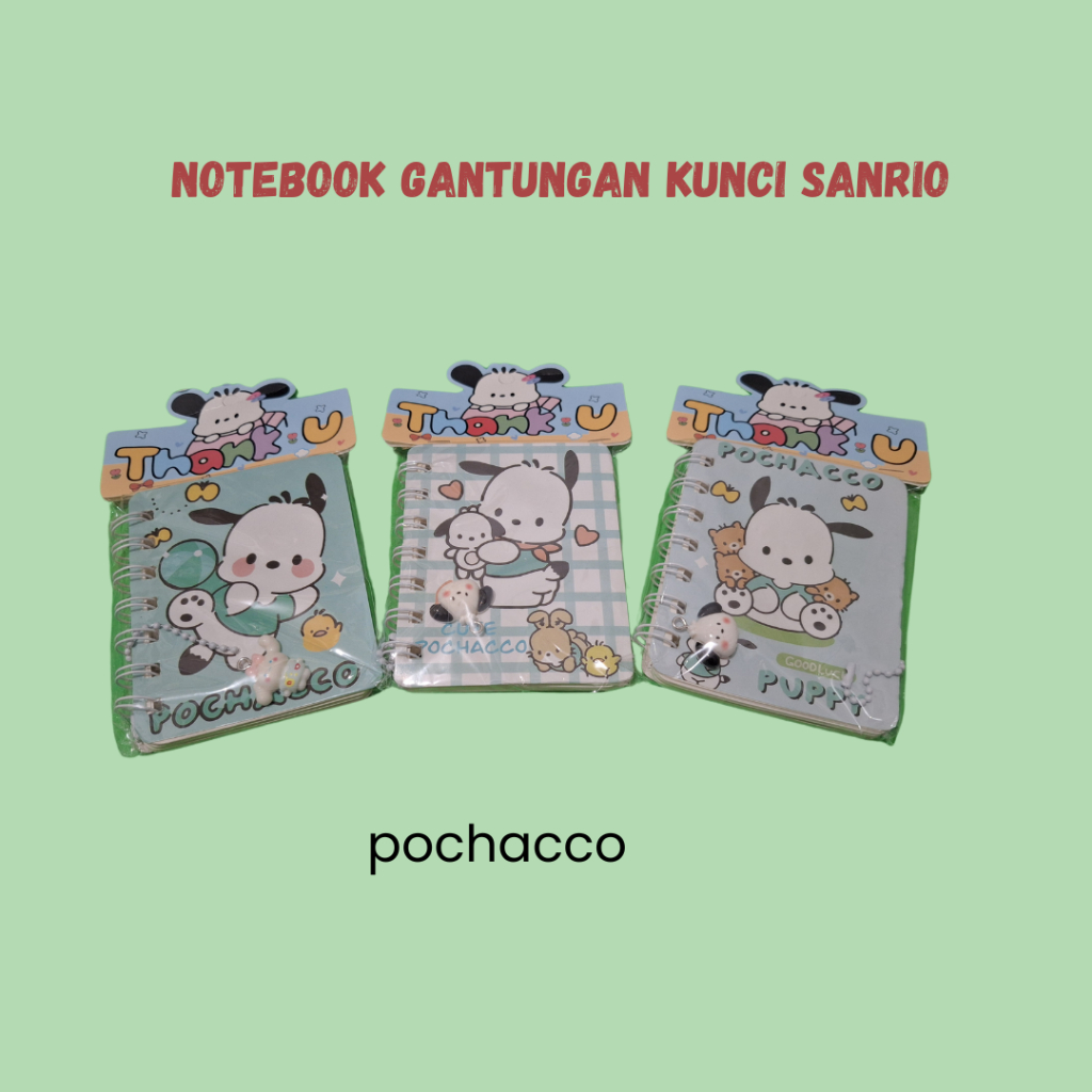 

Notebook gantungan kunci Sanrio