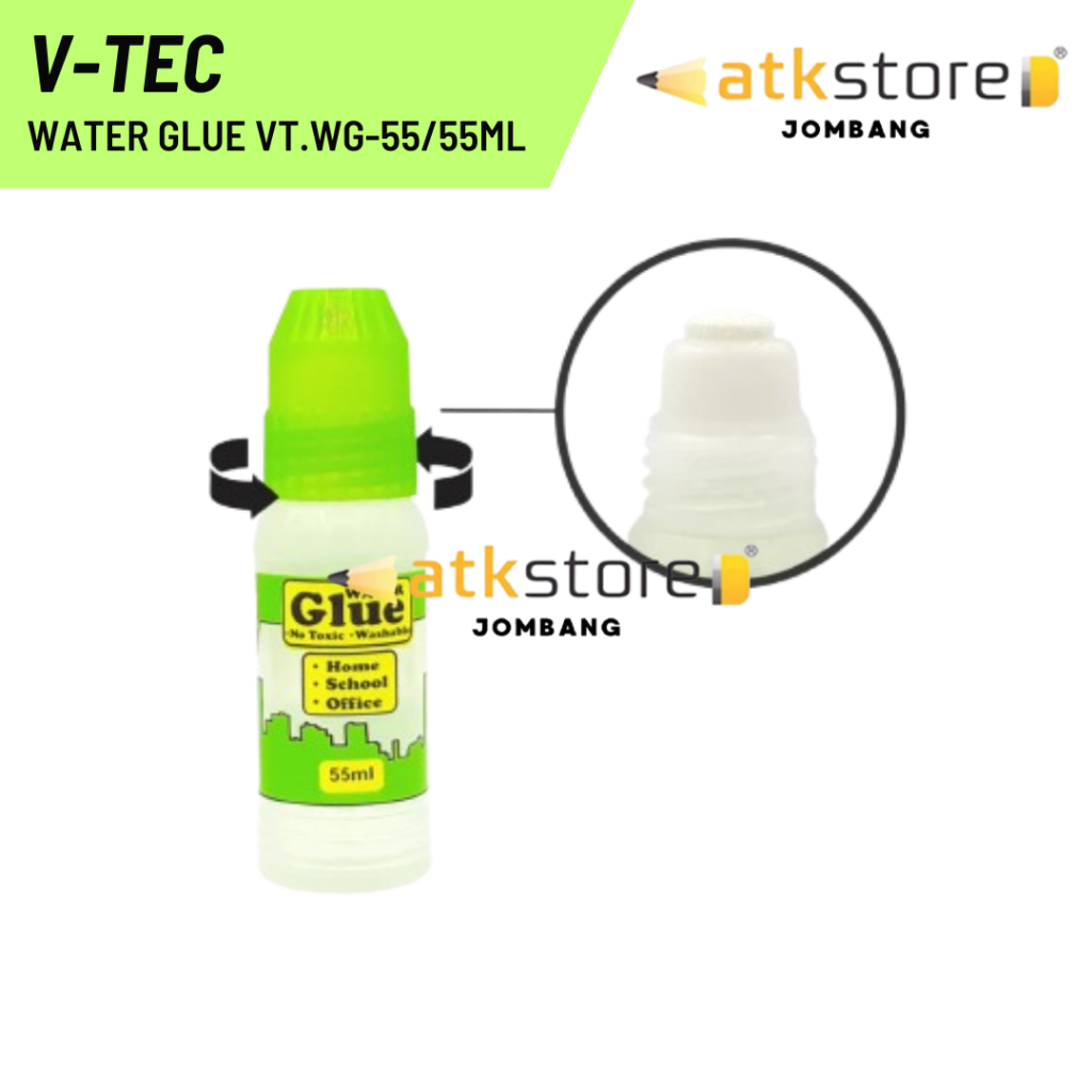 

V-TEC Water Glue VT.WG-55/55ML / Lem Cair Vtec / Lem Kertas