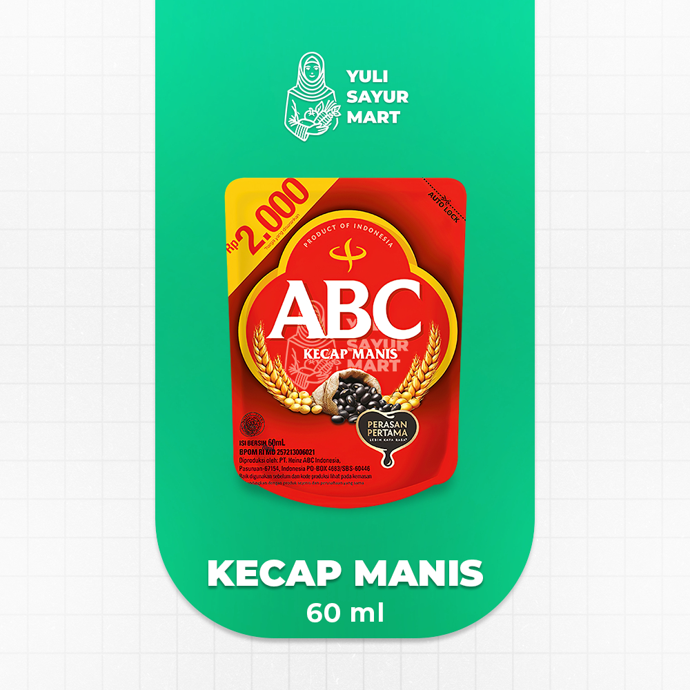 

ABC Kecap Manis 60ml - Yuli Sayur Mart