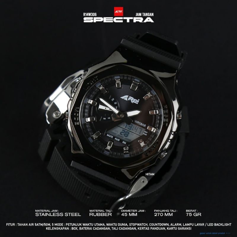 Jam Tangan Digital Analog Pria SPECTRA AREI OUTDOORGEAR - WATCH PRIA AREI PRIA SPECTRA - JAM TANGAN 