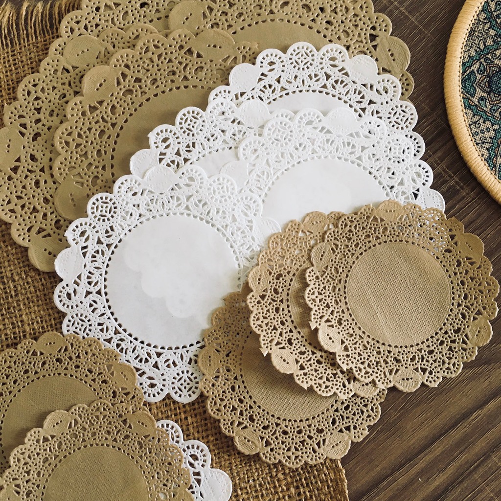 

Doilies Paper Set 15 pcs scrapbook journaling