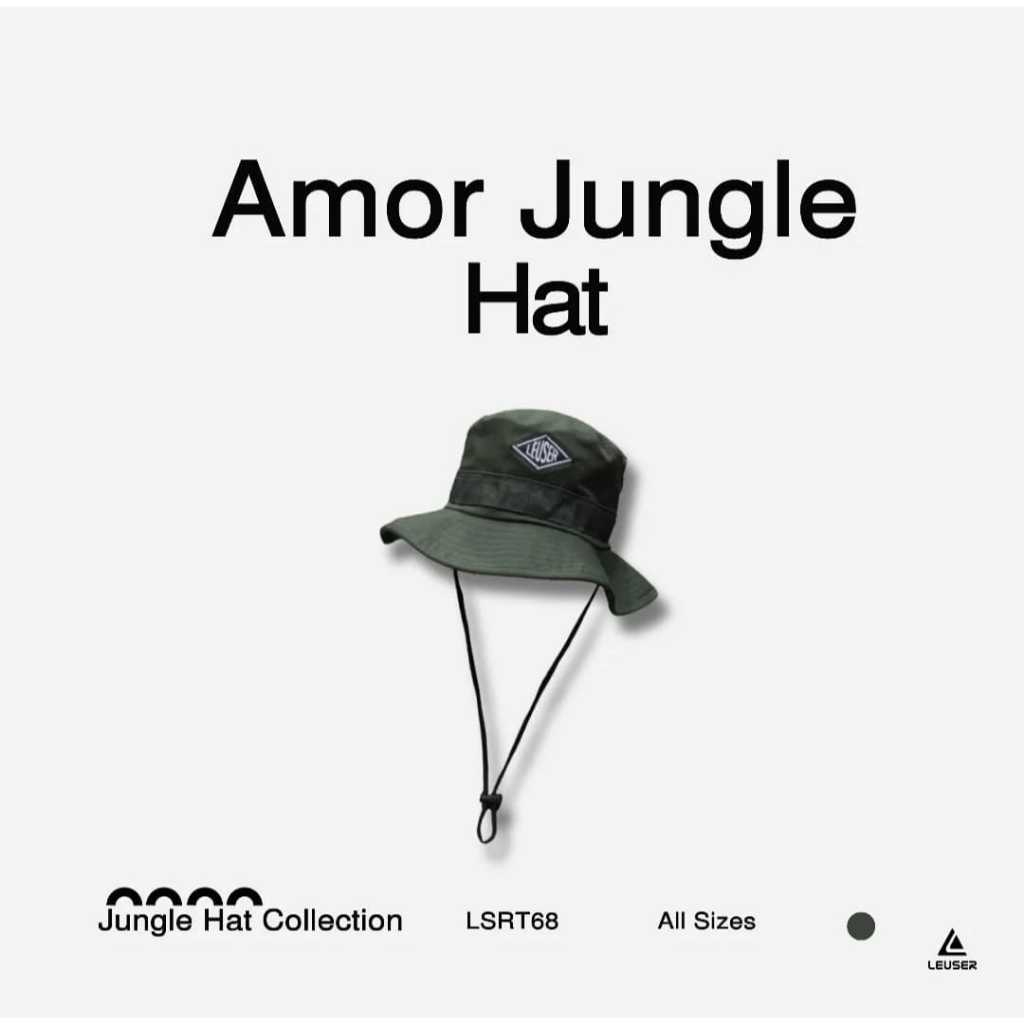 AMOR GREEN JUNGLE HAT