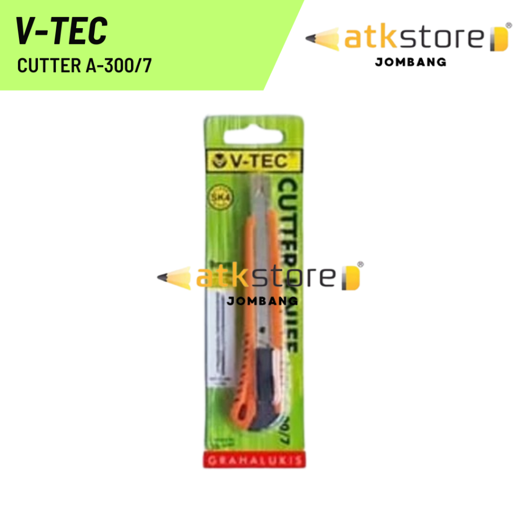 

V-TEC Cutter A-300/7 / Cutter Vtec / Pisau Pemotong / Pisau Cutter