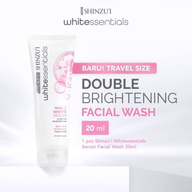 shinzui whitessentials brightening facial wash - shinzui whitessentials facial wash