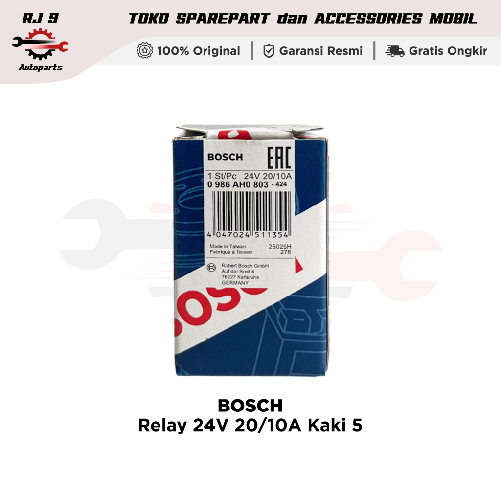 BOSCH Relay 24VK5 87A