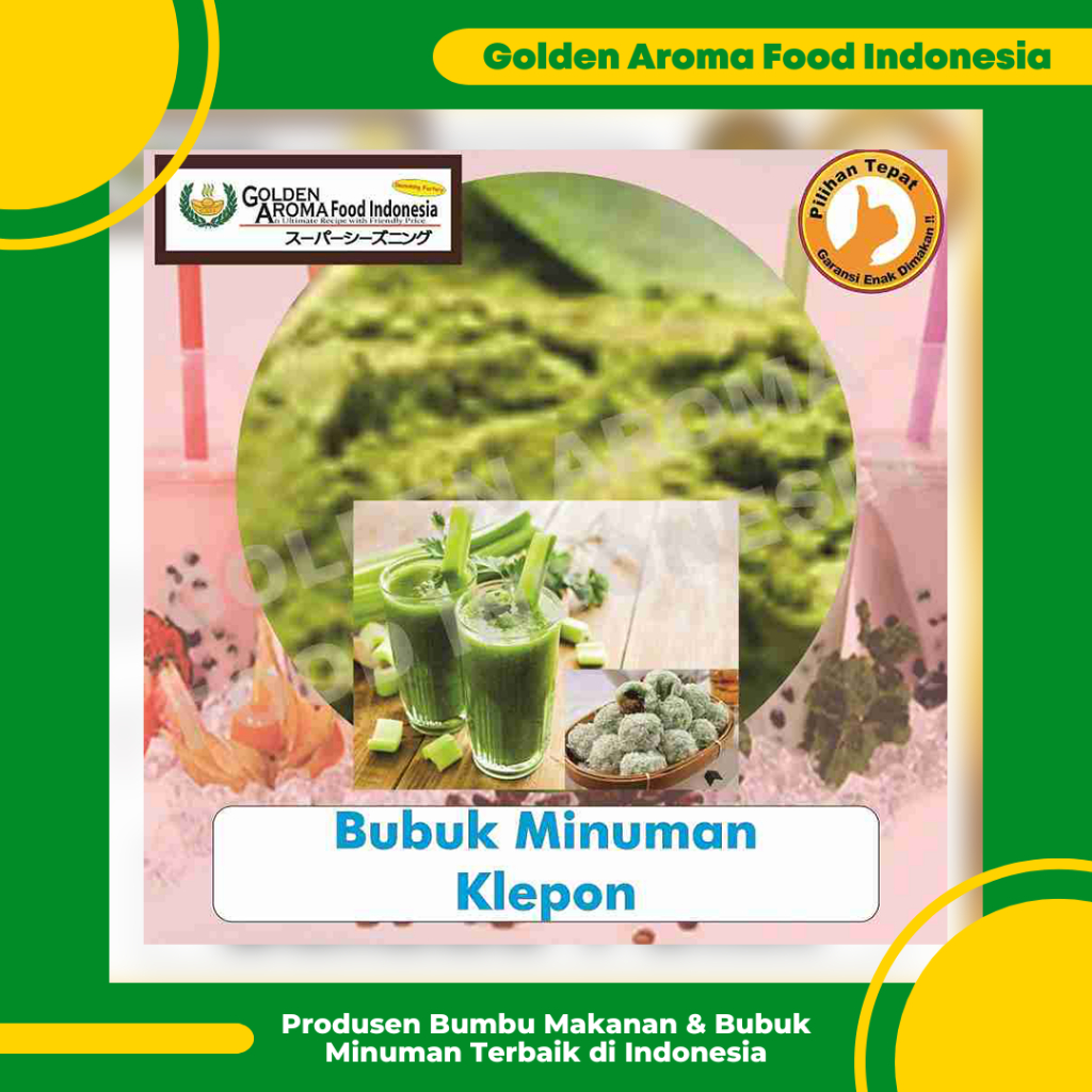 

Bubuk Minuman Klepon 1 Kg, Serbuk Minuman Rasa Klepon Kelapa 1Kg, Drinking Powder Premium Boba Kekinian Aneka Rasa Ori Grosir Cod Instan Murah Reguler Termurah Terlaris Terenak Halal Enak Aman Bubble Drink Surabaya Bandung Jakarta Bukan Javaland Verlin