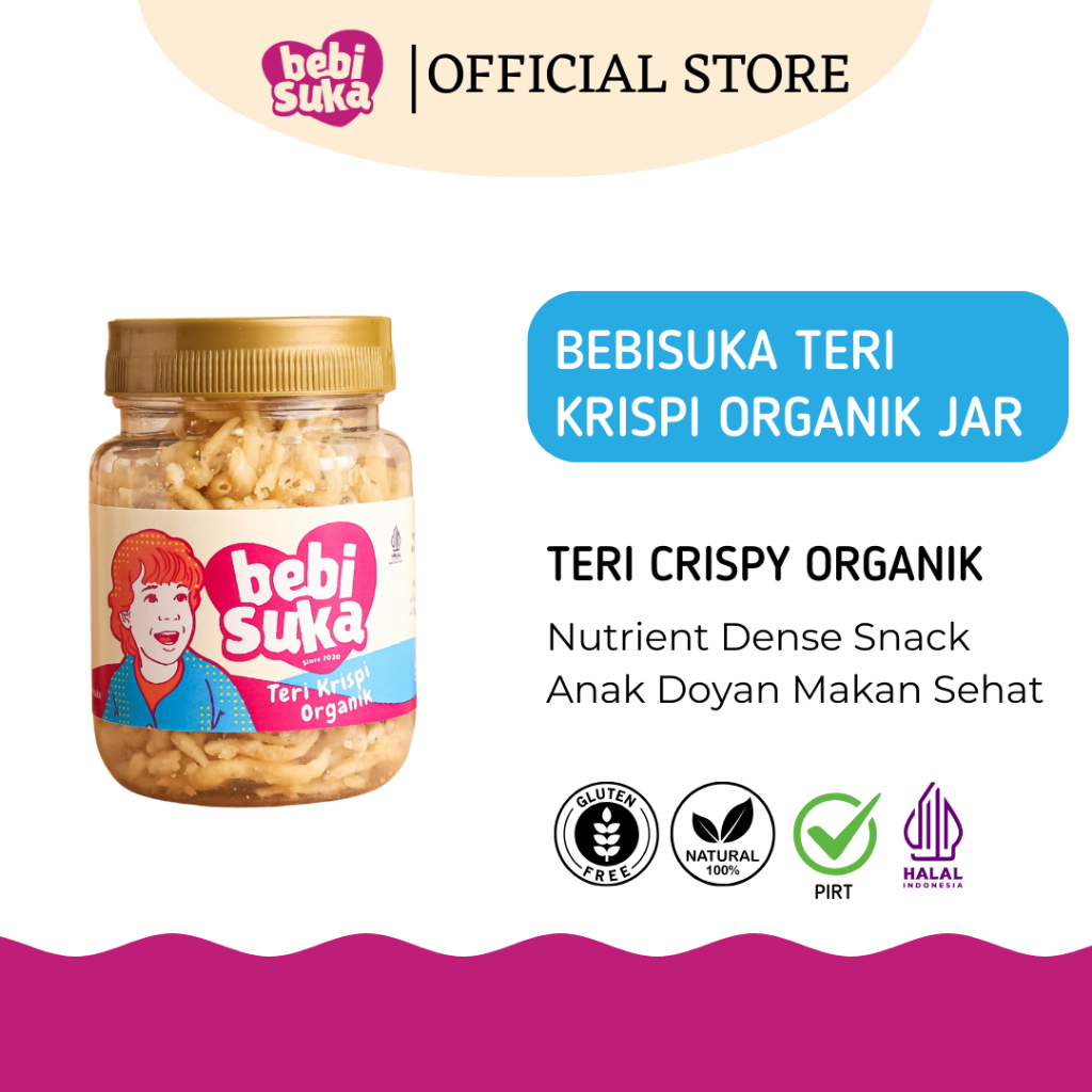 

RB Bebisuka Teri Crispy Organic digoreng Minyak Kelapa