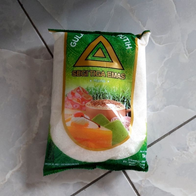 

Gula Kristal Putih Cap Segitiga Emas 1 Kg