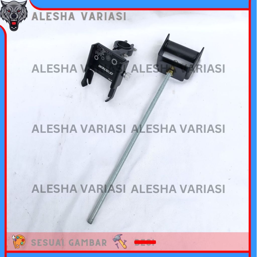 PAKET HOLDER GPS HP NINJA GSX CBR ZX25R PHONE HOLDER BG ALUMUNIUM STANG MOTOR BRAKET BRACKET BREKET 